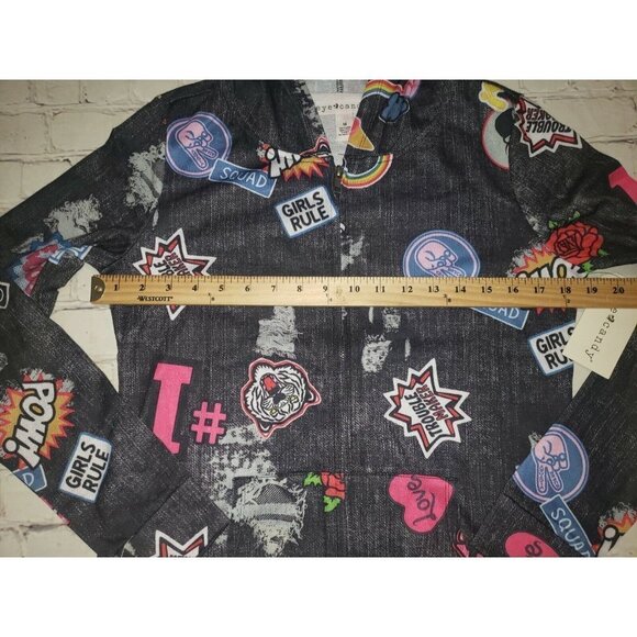 Nwt Eye Candy Girls Rule Zip Up Hoodie Jrs Size Medium - Picture 3 of 4